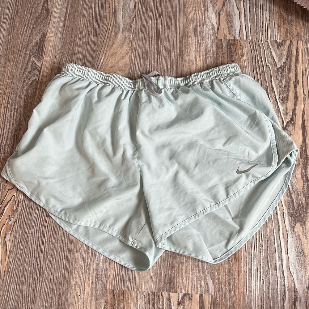 Baby blue Nike shorts